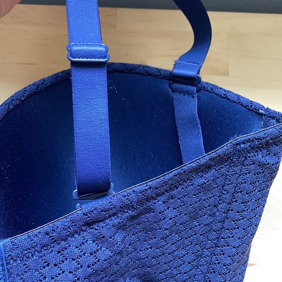 Aerie navy blue lightly lined Audrey bra 32DD - Picture 7 of 14
